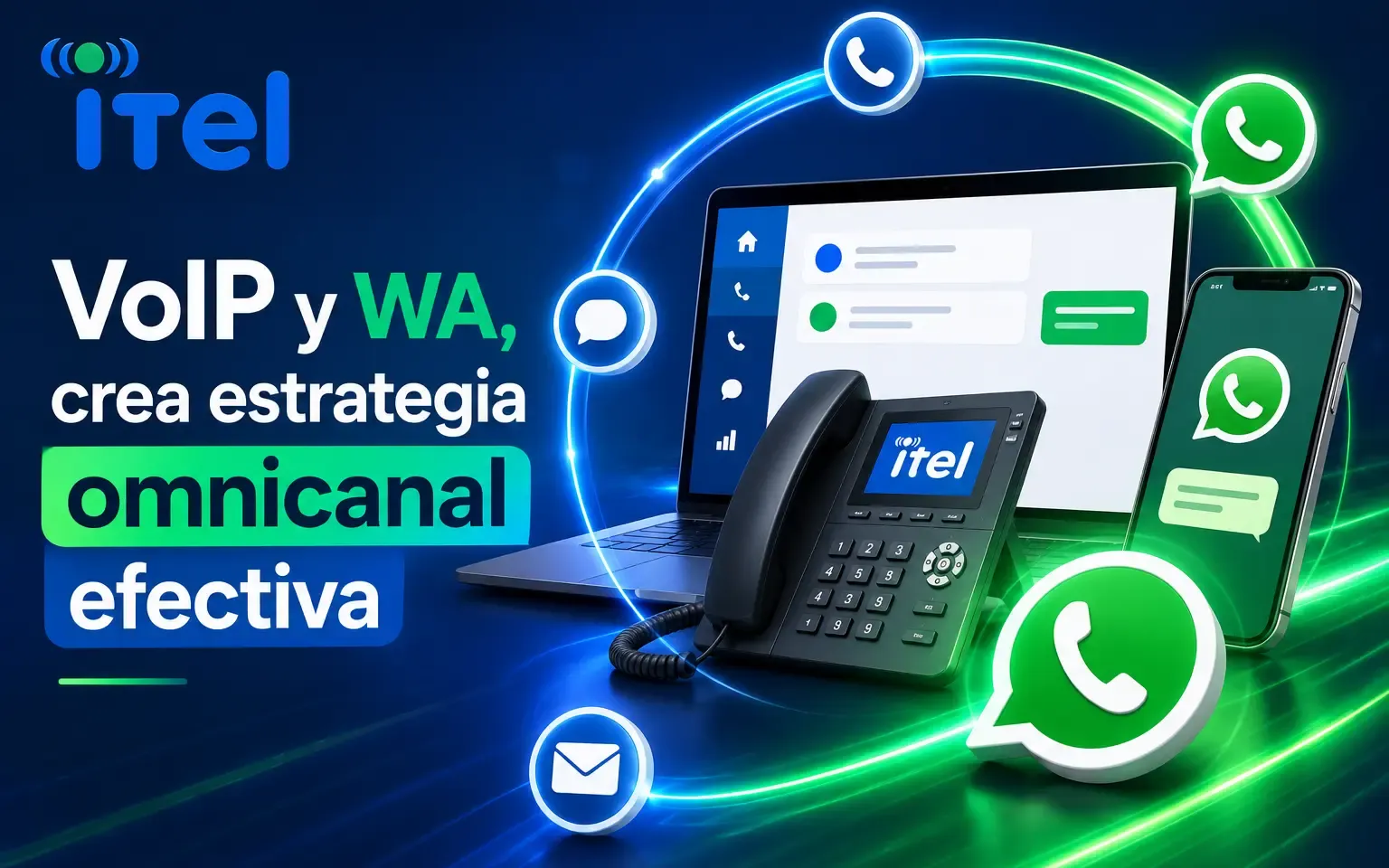 Call center con telefonía IP y WhatsApp: cómo crear una estrategia omnicanal efectiva para tu negocio